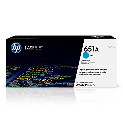HP 651A (CE341A) Blau Original Toner für HP Laserjet Enterprise M775 von HP