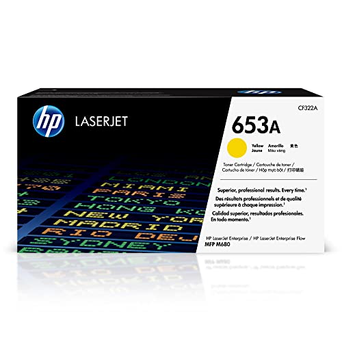 HP 653A (CF322A) Gelb Original Toner für HP Color Laserjet Enterprise M680 von HP