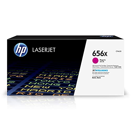 HP 656X (CF462X) Gelb Original Toner mit hoher Reichweite für HP Color LaserJet Enterprise M652, M653, XL von HP