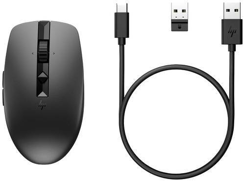 HP 710 Maus Kabellos Schwarz 7 Tasten 3000 dpi Wiederaufladbar HP 710 Maus Kabellos Schwarz 7 Tasten 3000 dpi Wiederaufladbar von HP