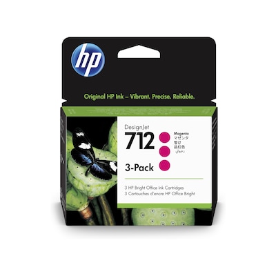 HP 712 3er-Pack magenta DesignJet Druckerpatronen 3ED78A, 29 ml HP 712 3er-Pack magenta DesignJet Druckerpatronen 3ED78A, 29 ml von HP