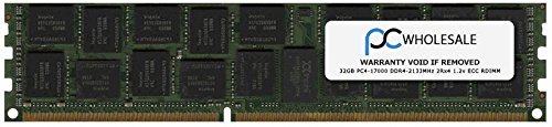 HP 728629-B21-32 GB PC4-17000 DDR4-2133 MHz 2Rx4 1,2 V ECC Registered RDIMM (Dritthersteller) von Pc Wholesale