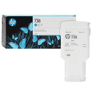 HP 738 (676M6A) cyan Druckerpatrone von HP