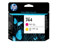 HP 744 DesignJet Druckkopf Magenta/Gelb, HP DesignJet Z2600 PostScript Printer, HP DesignJet Z5600 PostScript Printer, Thermal Inkjet, Magenta, Gelb, F9J87A, Singapur, 28 mm von HP