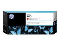 HP 745 DesignJet Druckerpatrone Chromatisches Rot, 300 ml, Hohe (XL-) Ausbeute, Tinte auf Pigmentbasis, 300 ml, 1 Stück(e) von HP