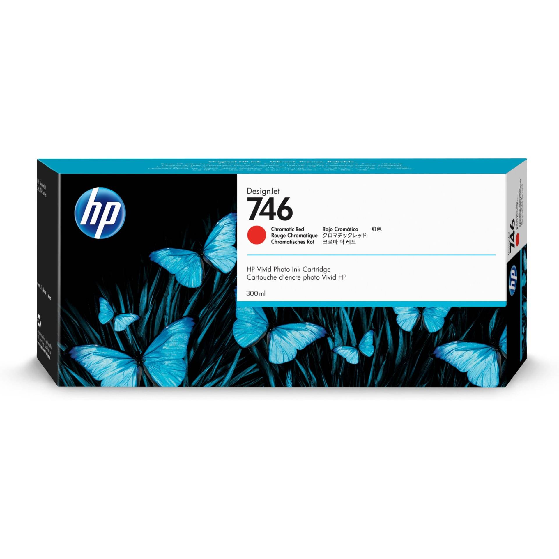 HP 746 300-ml Chromatic Red DesignJet ink cartridge HP 746 300-ml Chromatic Red DesignJet ink cartridge von HP