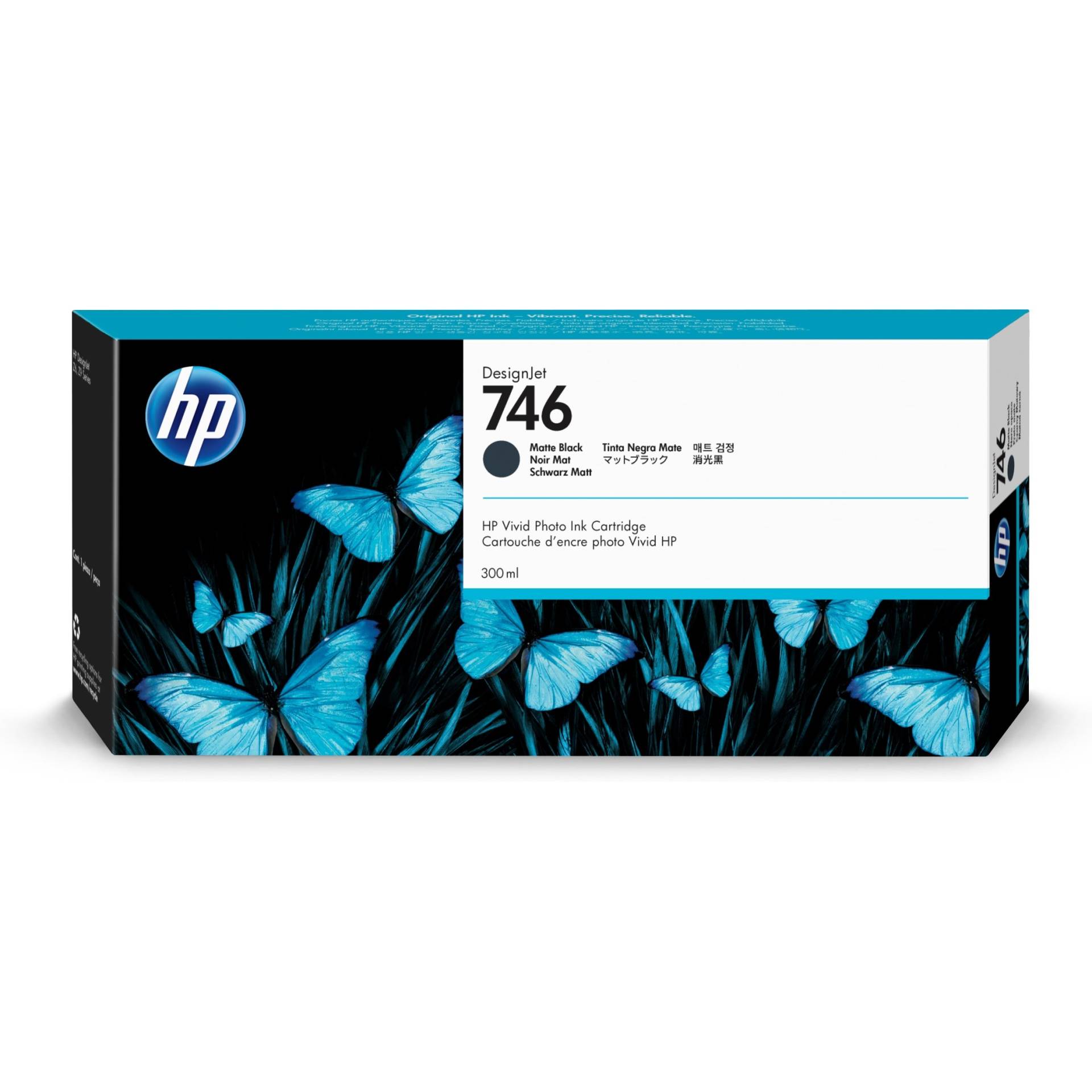 HP 746 300-ml Matte Black DesignJet ink cartridge HP 746 300-ml Matte Black DesignJet ink cartridge von HP