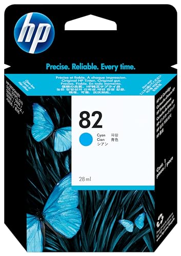 HP 82 Cyan Original Tintenpatrone, 69 ml von HP
