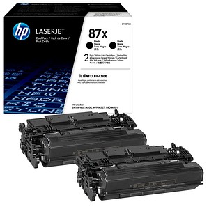 HP 87X (CF287XD) schwarz Tonerkartuschen, 2er-Set von HP