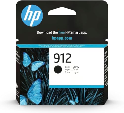 HP 912 (3YL80AE) Schwarz Original Druckerpatrone für HP OfficeJet Pro 8010, 8012, 8014, 8015, HP OfficeJet Pro 8020, 8022, 8023, 8024, 8025 von HP