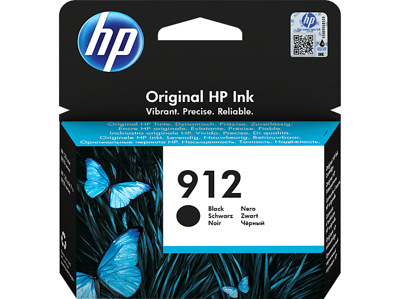 HP 912 Tintenpatrone Schwarz (3YL80AE) von HP