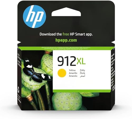 HP 912XL (3YL83AE) Gelb Original Druckerpatrone mit hoher Reichweite für HP OfficeJet Pro 8010, 8012, 8014, 8015, HP OfficeJet Pro 8020, 8022, 8023, 8024, 8025 , 1er Pack von HP