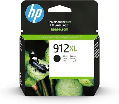 HP 912XL (3YL84AE) Original Druckerpatrone Schwarz mit hoher Reichweite für HP OfficeJet 801x, HP OfficeJet Pro 802x von HP