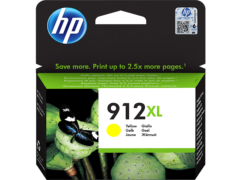 HP 912XL Tintenpatrone Gelb (3YL83AE) von HP