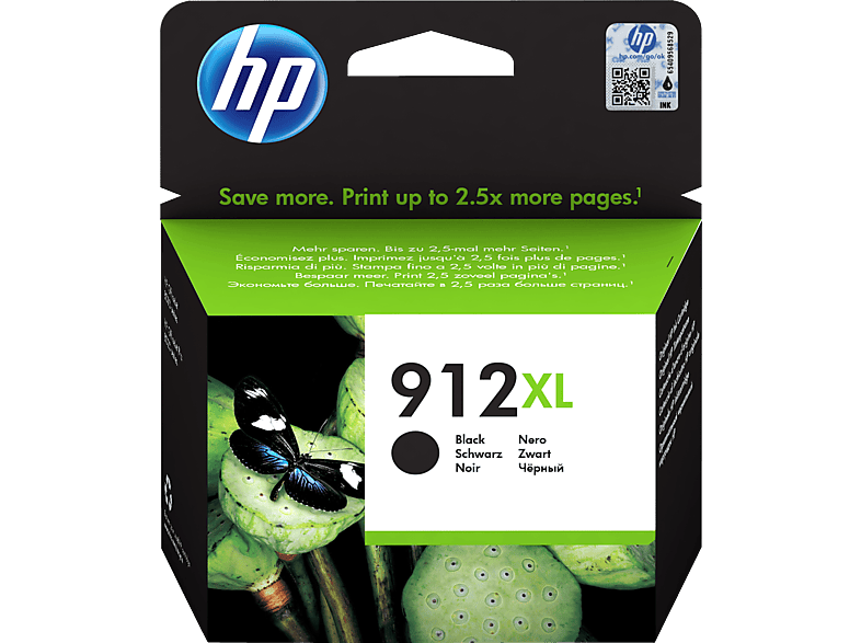 HP 912XL Tintenpatrone Schwarz (3YL84AE) von HP