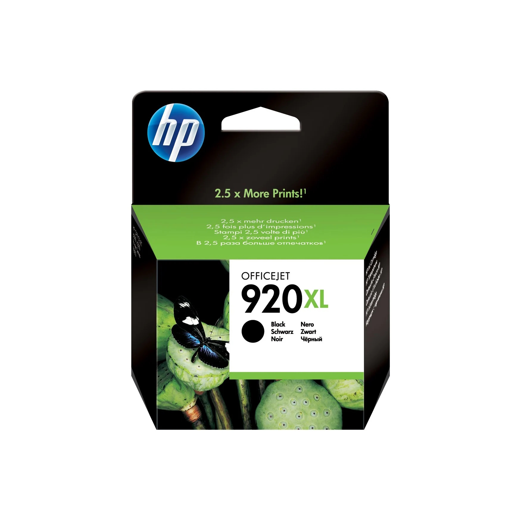 HP 920XL (CD975AE) Original Tintenpatrone Schwarz von HP
