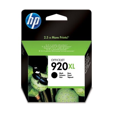 HP 920XL Original Druckerpatrone schwarz mit hoher Kapazität CD975AE HP 920XL Original Druckerpatrone schwarz mit hoher Kapazität CD975AE von HP