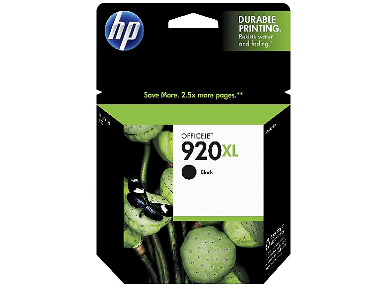 HP 920XL Tintenpatrone Schwarz (CD975AE) von HP
