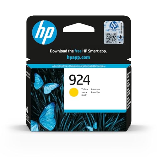 HP 924 (‎‎4K0U5NE) Gelb Original Druckerpatrone, für HP OfficeJet Pro 8124e, 8122e, 8132e, 8135e, 8134e, 8125e All-in-One-Drucker von HP