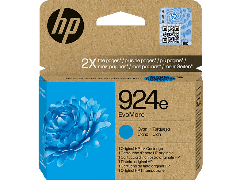 HP 924e EvoMore Druckerpatrone Cyan HP 924e EvoMore Druckerpatrone Cyan von HP