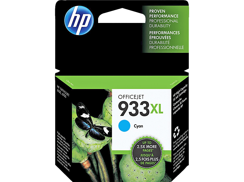 HP 933XL Tintenpatrone Cyan (CN054AE) von HP