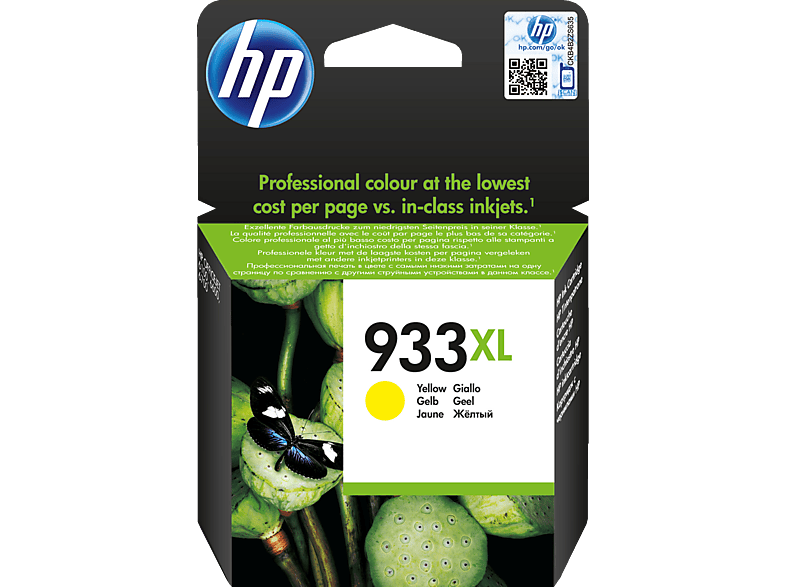 HP 933XL Tintenpatrone Gelb (CN056AE) von HP