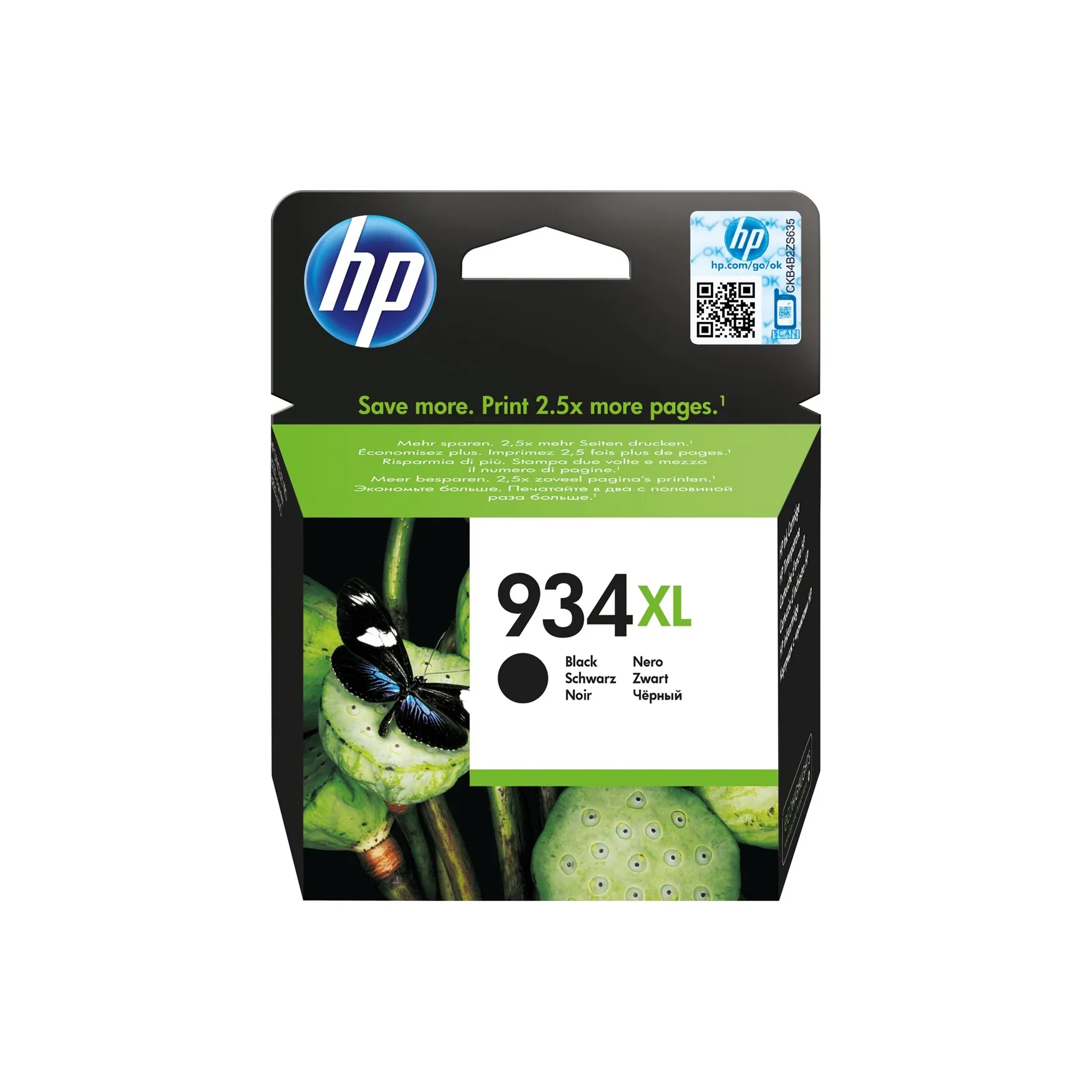 HP 934XL (C2P23AE) Original Druckerpatrone Schwarz von HP