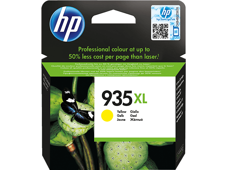 HP 935XL Tintenpatrone Gelb (C2P26AE) von HP