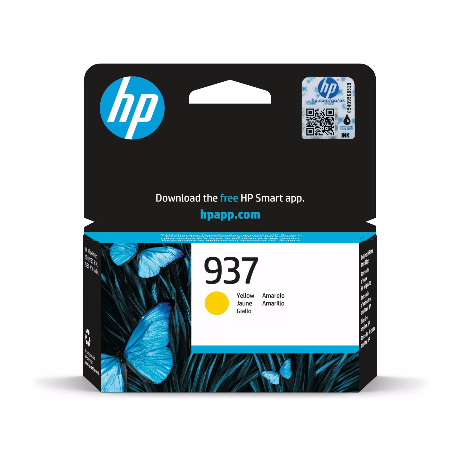HP 937 (4S6W4NE) Original Druckerpatrone Gelb von HP