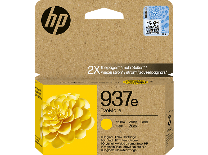 HP 937e EvoMore Druckerpatrone Gelb HP 937e EvoMore Druckerpatrone Gelb von HP