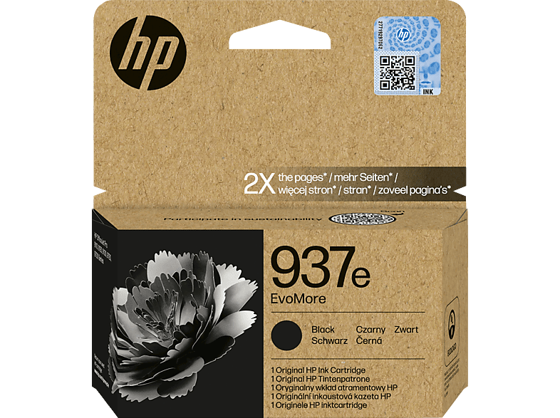 HP 937e EvoMore Druckerpatrone Schwarz HP 937e EvoMore Druckerpatrone Schwarz von HP