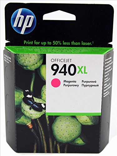 HP 940XL (HPC4908AE) Magenta Original Druckerpatrone mit hoher Reichweite für HP Officejet Pro 8500, HP Officejet Pro 8500A, HP Officejet Pro 8000 von HP