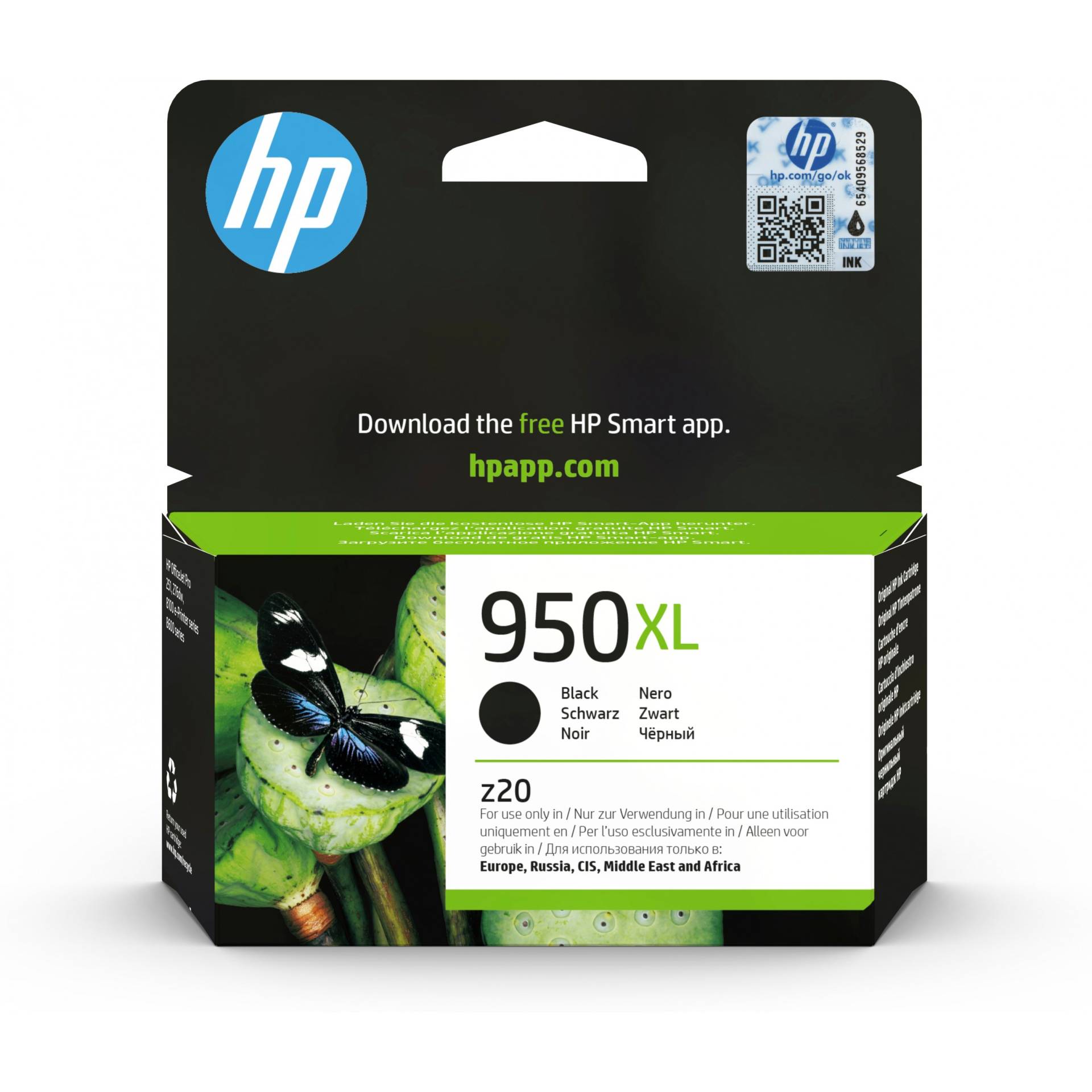 HP 950XL High Yield Black Original ink cartridge HP 950XL High Yield Black Original ink cartridge von HP