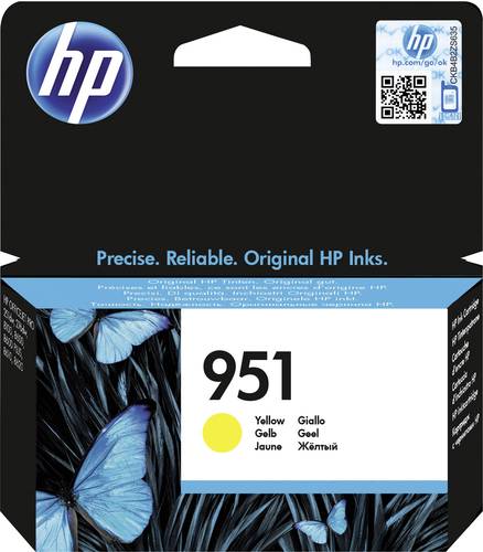 HP 951 Druckerpatrone Original Gelb CN052AE Tinte von HP