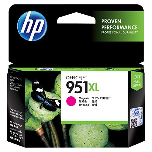 HP 951XL (CN047AE) Original Druckerpatrone Rot mit hoher Reichweite für HP OfficeJet Pro 251, 276, 8100, 8600, 8610, 8615, 8616, 8620, 8640, Magenta von HP