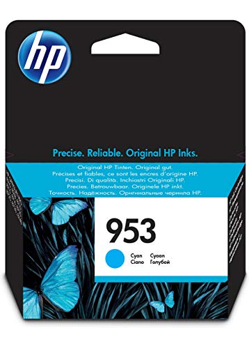 HP 953 (F6U12AE) Original Druckerpatrone Cyan für HP OfficeJet Pro 77xx, 82xx, 87xx von HP