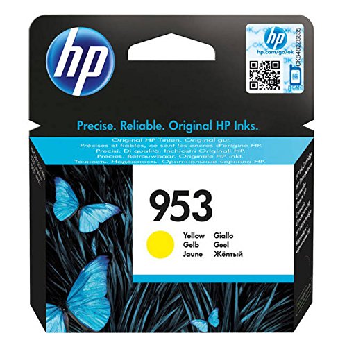 HP 953 (F6U14AE) Original Druckerpatrone Gelb für HP OfficeJet Pro 77xx, 82xx, 87xx von HP