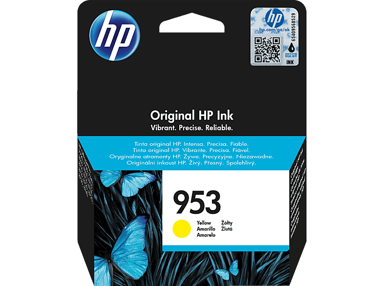 HP 953 Tintenpatrone Gelb (F6U14AE) von HP