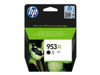 HP 953XL Schwarz Original Tintenpatrone mit hoher Reichweite, Hohe (XL-) Ausbeute, Tinte auf Pigmentbasis, 42,5 ml, 2000 Seiten, 1 Stück(e) von HP