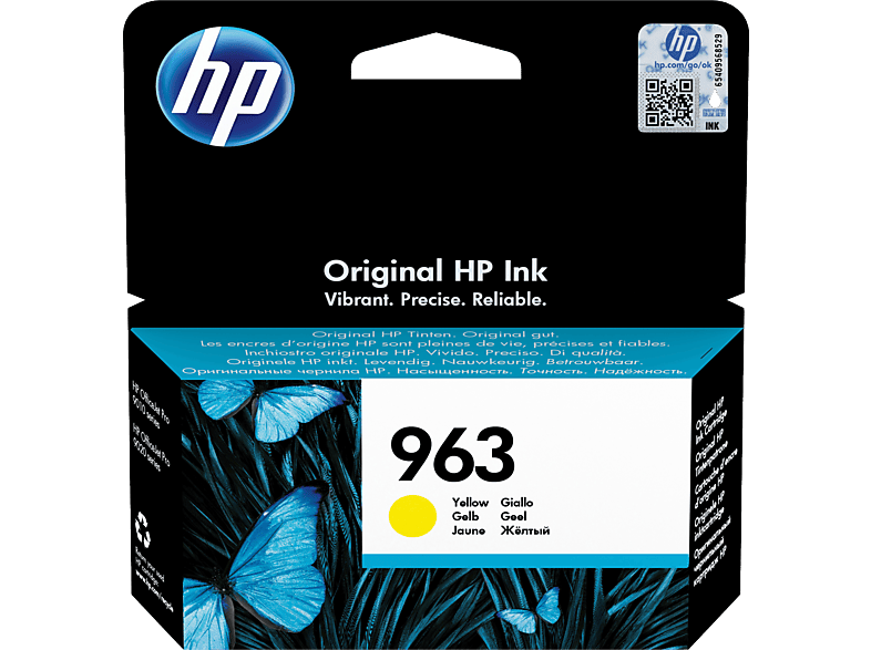 HP 963 Tintenpatrone Gelb (3JA25AE) von HP