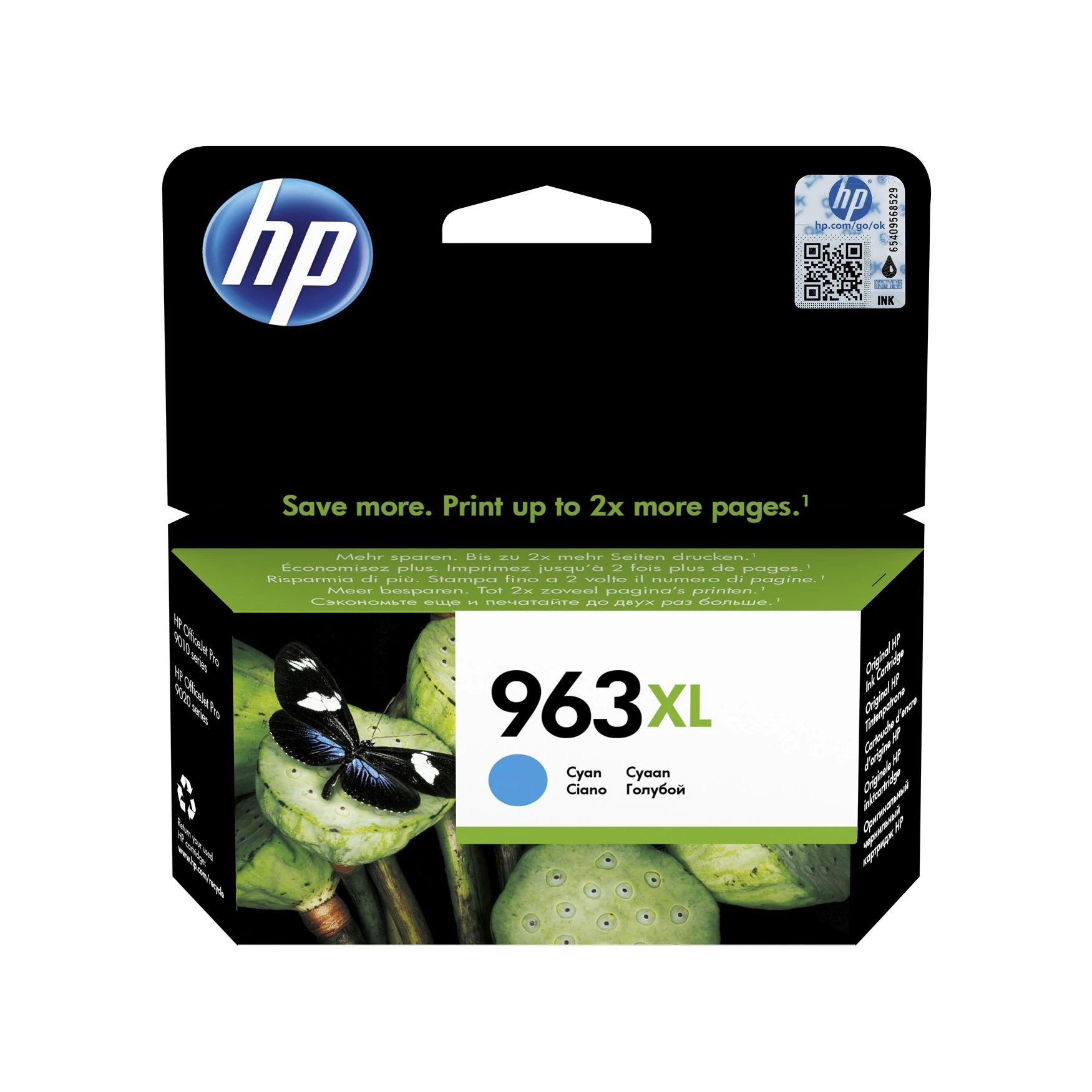 HP 963XL (3JA27AE) Original Druckerpatrone Cyan von HP