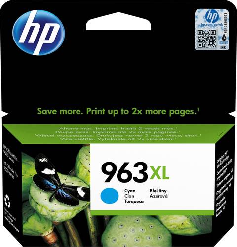 HP 963XL Druckerpatrone Original Cyan 3JA27AE Tinte von HP