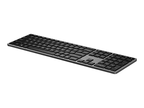 HP 975 Wireless Dual-Mode-Tastatur, spanisches QWERTY Layout, Schwarz von HP