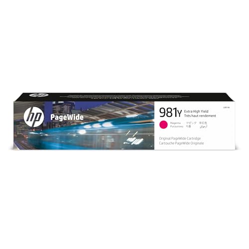 HP 981Y (L0R14A) Rot Original PageWide Druckerpatrone mit sehr hoher Reichweite für HP PageWide Enterprise, XXL von HP