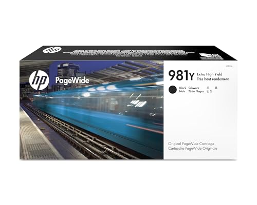HP 981Y (L0R16A) Schwarz Original PageWide Druckerpatrone mit sehr hoher Reichweite für HP PageWide Enterprise, XXL von HP