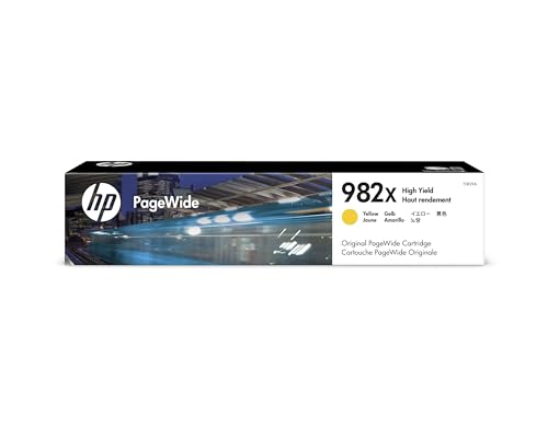 HP 982x (T0B29A) Original Tintenpatrone mit hoher Reichweite für PageWide Drucker, Gelb von HP