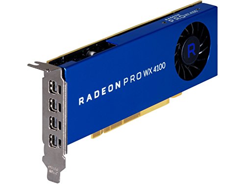HP AMD Radeon Pro WX 4100 4 GB Promo Grafikkarte (FirePro W4100, 4 GB, GDDR5, 128 bit, 5120 x 2880 Pixel) von HP