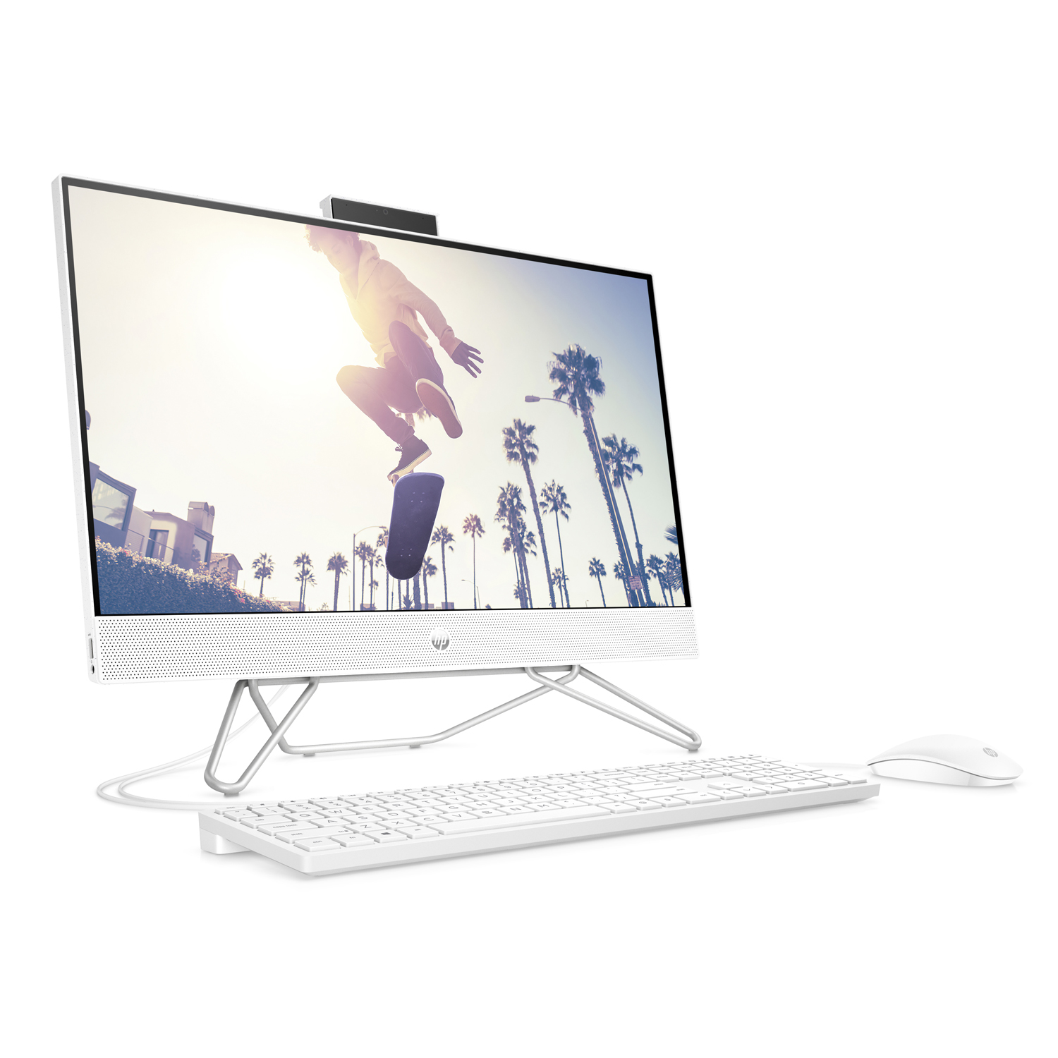 HP All-in-One PC 24-cb1103ng B-Ware 60,5cm (23,8") FHD-Display Intel® Core™ i3-1215U, 8GB RAM, 256GB SSD, DOS von HP