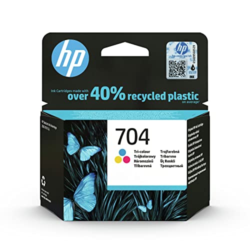 HP Atrament CN693AE HP Ink Cart Deskjet 704 color ,, Blau / Rosa / Gelb von HP