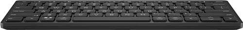 HP Bluetooth Tastatur - QWERTY - Multi-Gerät - Schwarz Weiß - Kabellose Tastatur - Kompakt von HP